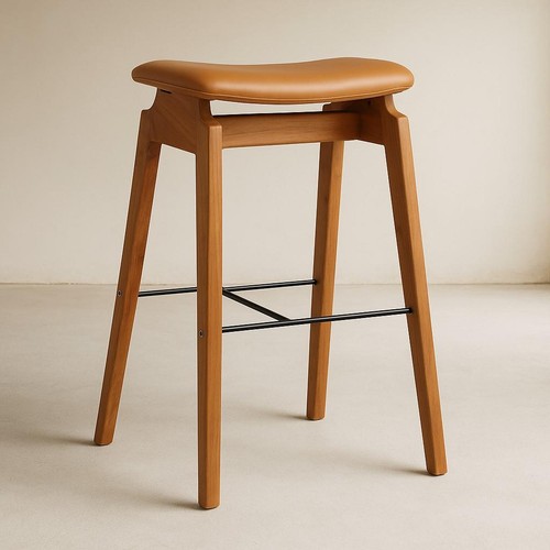 Tan leather bar - tan,