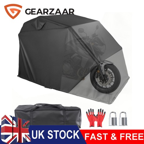 Portable motorcycle garage - motorcycle,