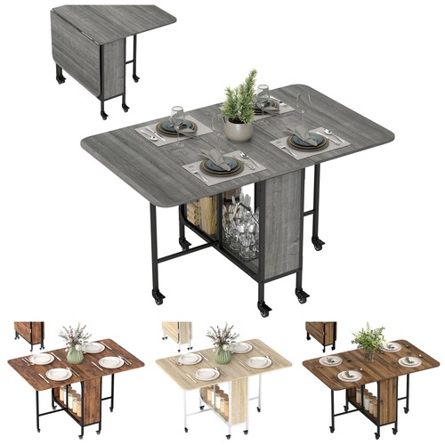 Homcom drop leaf - table, kitchen