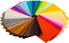 40x Large Felt Fabric Sheets A4 Size 30 x 20cm DIY Craftwork approx 1 mm thick