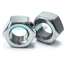 Whitworth BSW Hexagon Steel Nuts Thread Imperial 1/2 5/8 1/4 5/16 3/4 3/16 inch