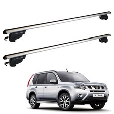 Aerodynamic Roof Rack Bars for Nissan X Trail 2001 to 2013, Inc Sport Models