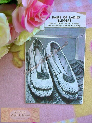 Vintage crochet pattern lady - vintage,