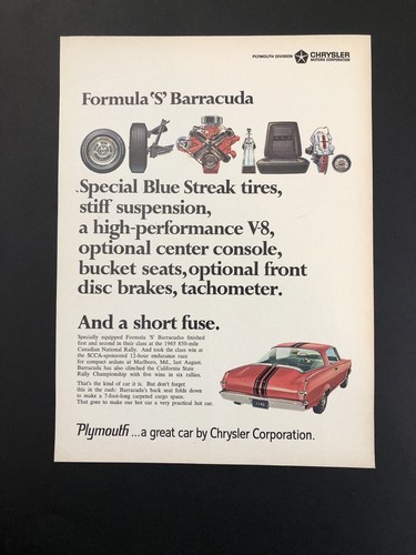 1966 plymouth barracuda - 1966,