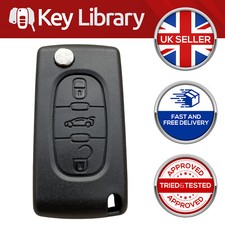3 Button Remote Flip Car Key
