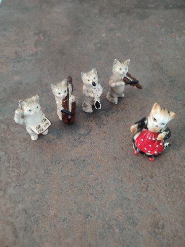 Rare beswick cat quartet band - cat,