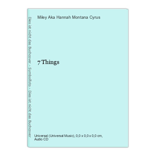 Things cyrus miley aka - 7,
