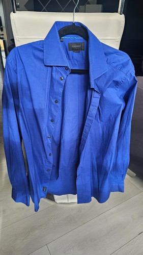 Duchamp blue long sleeved mens - blue, long-sleeved