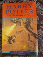 harry potter and the goblet of fire hard back true first edition
