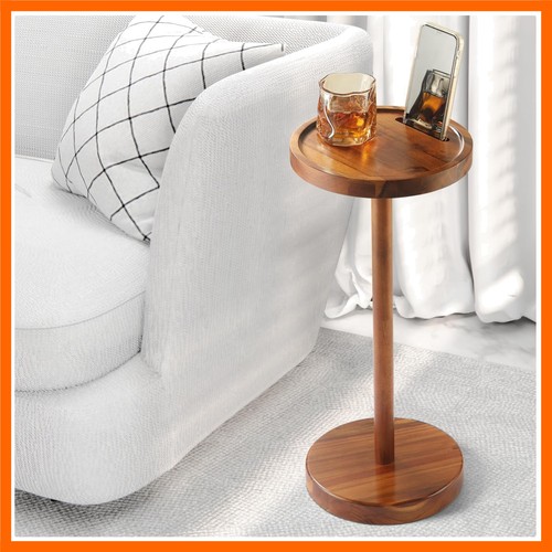 Acacia pedestal drink - 22",