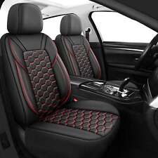 Prestige Black Red PU Leather Front Car Seat Covers MERCEDES VIANO VITO GLB