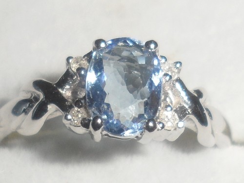 18k white gold paraiba - white,
