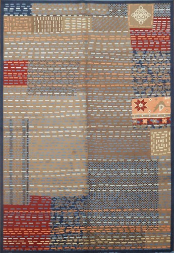Artisan patchwork area rug - patchwork,