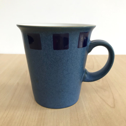 Denby reflex mug blue glazed - denby,