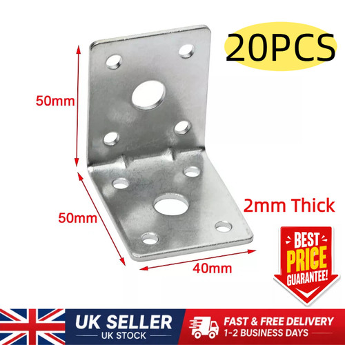 20pcs galvanised metal - galvanised, corner