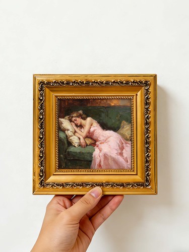 Sleeping lady portrait - lady,