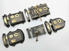 Traditional Rim Locks Victorian Old Style Bathroom Bedroom Door Sash Latch Locks
