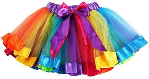 Kids rainbow fancy dress 80s - kids,