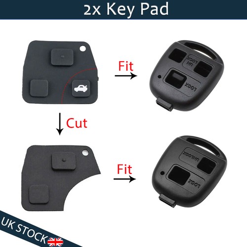 Car key fob - 2x, pad