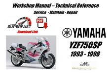 Yamaha YZF750SP   YZF750 SP  Service Repair Workshop Manual 1993 - 1998