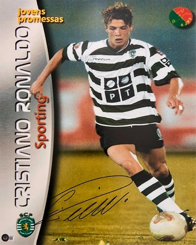 Cristiano ronaldo signed 16x20 - cristiano,