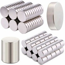 Diameter 1mm-80mm Very Strong Rare Earth NdFeb Round Cylinder Neodymium Magnets