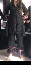Black salwar kameez trousers