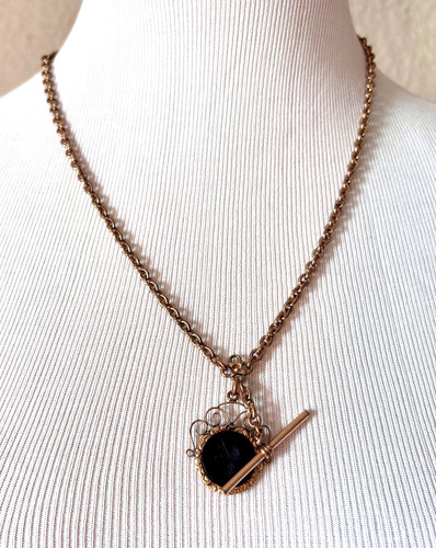 Antique victorian albert watch - antique,