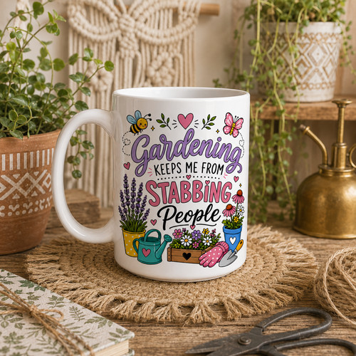Gardening mug gift - gift, for