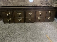 library index card cabinet 1 Drawer Only.