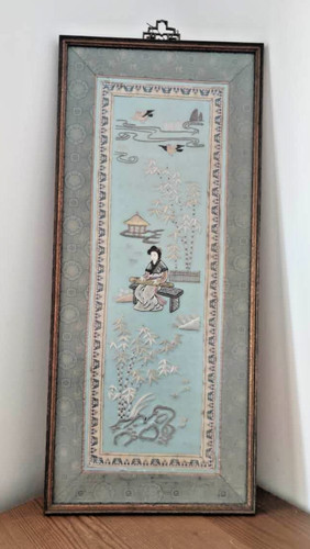 Vintage chinese silk - vintage,