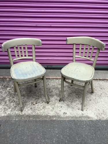 Pair bentwood bistro chair - pair,