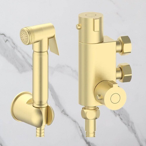 Brushed brass thermostatic - brushed,