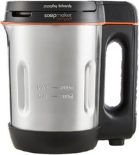 Morphy Richards Compact Soup Maker, Blend & Cook Smooth & Chunky Soup, Smoothies