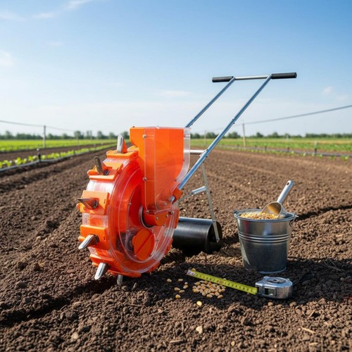 Single row walk behind seeder - row,