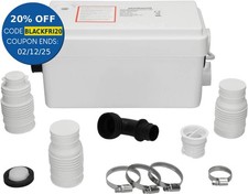 Affine Elite Macerator Lifting Station Waste Pump 2 Inlet Shower Basin Bath