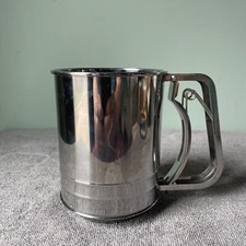 Flour Sifter Stainless Steel Flour Sieve Shaker Dredger Hand-held