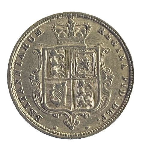 1884 gold half sovereign 2 - 1884, 1/2