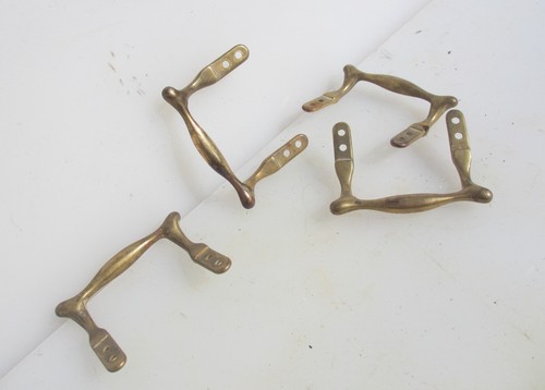 Vintage brass sash window lift - brass,