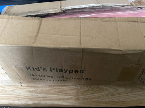 Portable pink kids play pen - portable,