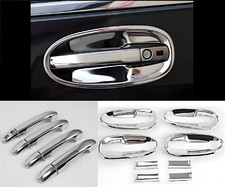 Door Handle + Bowl Cover Trim For 14-25 Mercedes-Benz V-Class Vito W447 Chrome