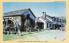 Old Renfro Valley Mill Water Mill Kentucky KY Settlement Landmark 1939-80