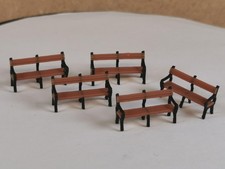 TT Gauge  1:120 Model Railway Six Leg Park Benches Platform seating 3D printed