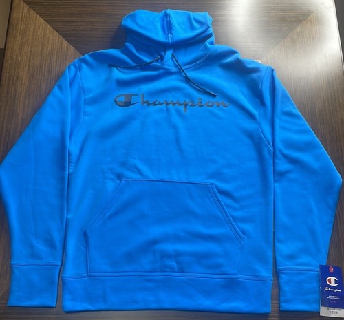 Champion mens blue hooded
