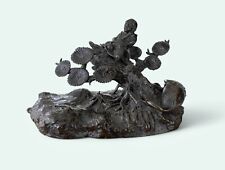 Japanese bronze okimono Kangai