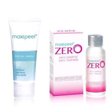 Maxi-Peel Best Combo Facial Wash Deep Cleansing and Zero Micro-exfoliant Fluid