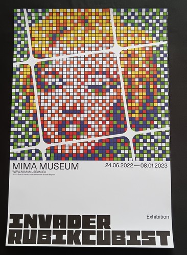 Invader rubikcubist mima 2022 - rubikcubist,