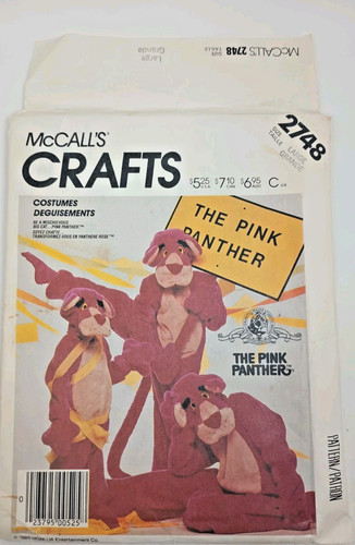 Mccalls 2748 pink - pink, panther