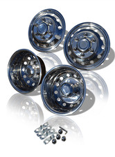 Stainless Steel 16" Front Rear