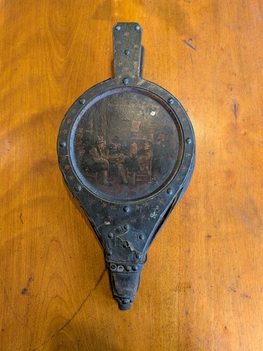 Antique fire bellows - , hand